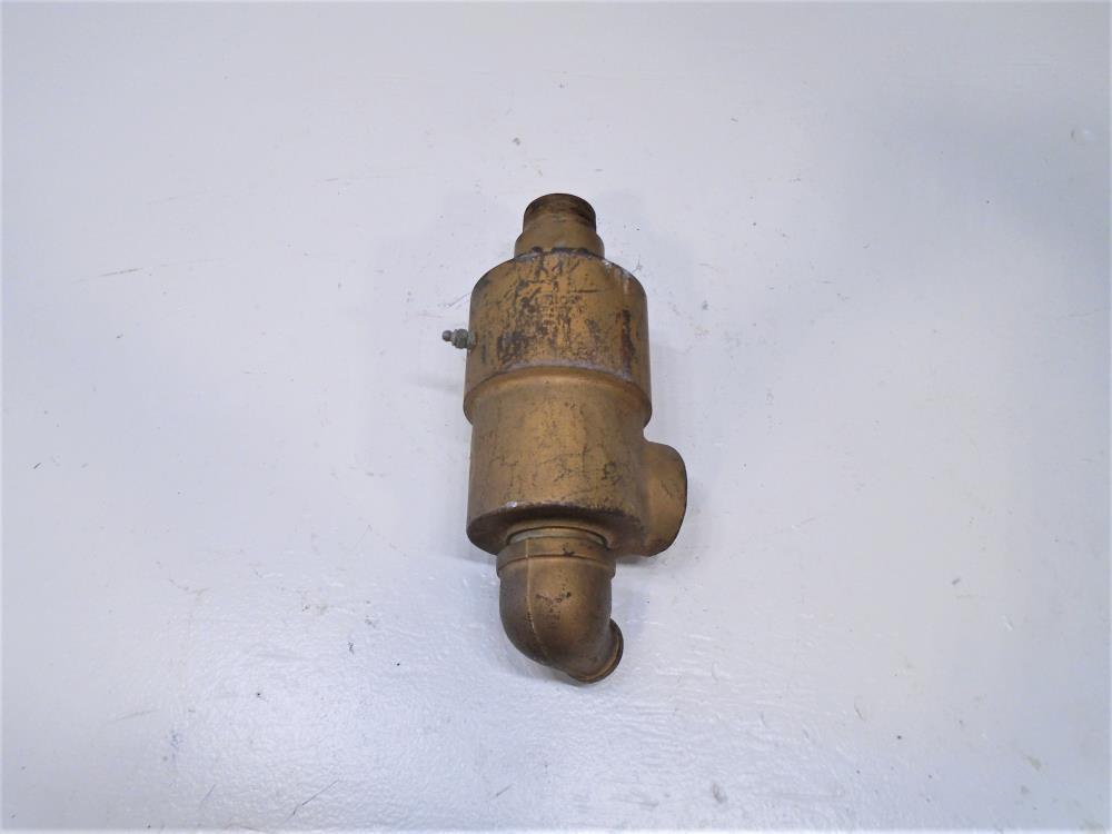 Rotary Union 3/4" NPT x 1-1/2" NPT x 1-1/2" MNPT, Bronze, Left Hand